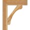 Ekena Millwork Legacy Block Rough Sawn Bracket, Western Red Cedar, 4"W x 20"D x 24"H BKT04X20X24LEC05RWR - alternate 2